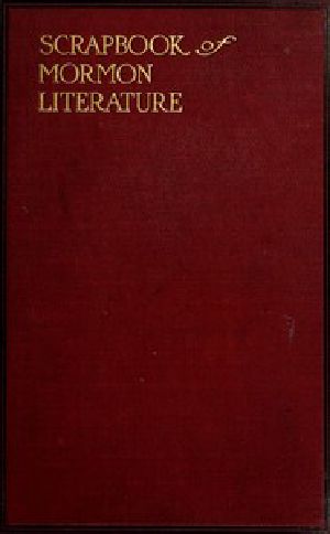 [Gutenberg 54298] • Scrap Book of Mormon Literature, Volume 2 (of 2). Religious Tracts